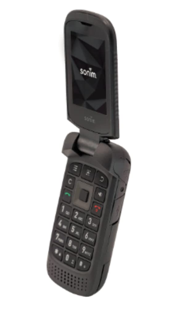 4G LTE Ultra Rugged Flip Phone Black H787054