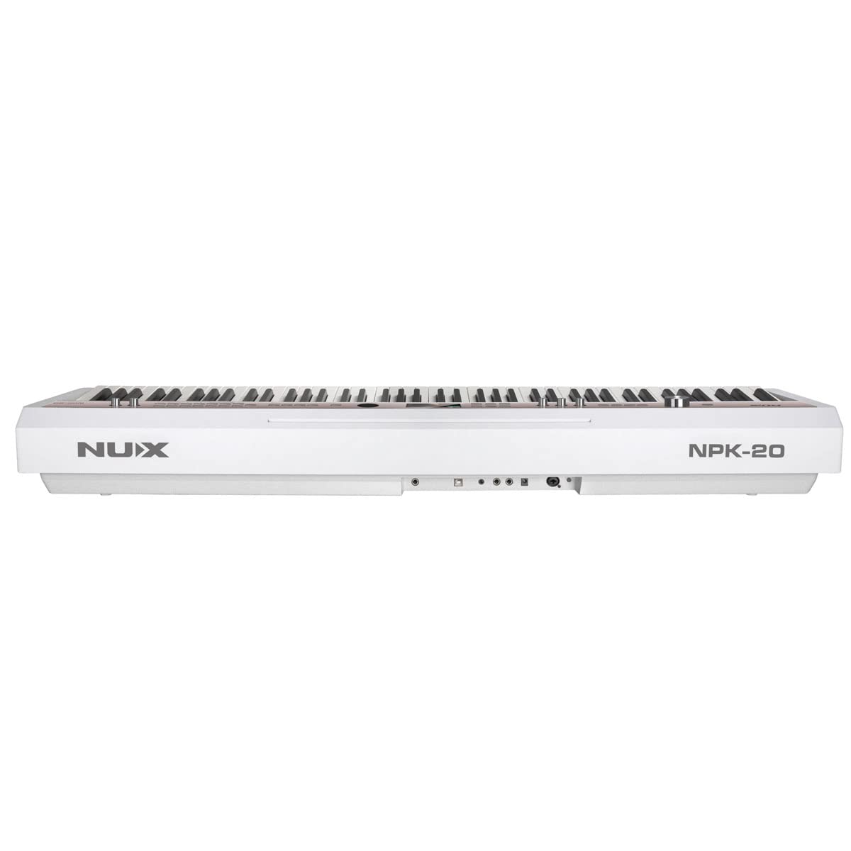 White 88-Key Portable Digital Piano W63255