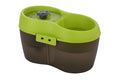 Lime Green Translucent Black 67 fl. oz Cat Water Fountain Y81483