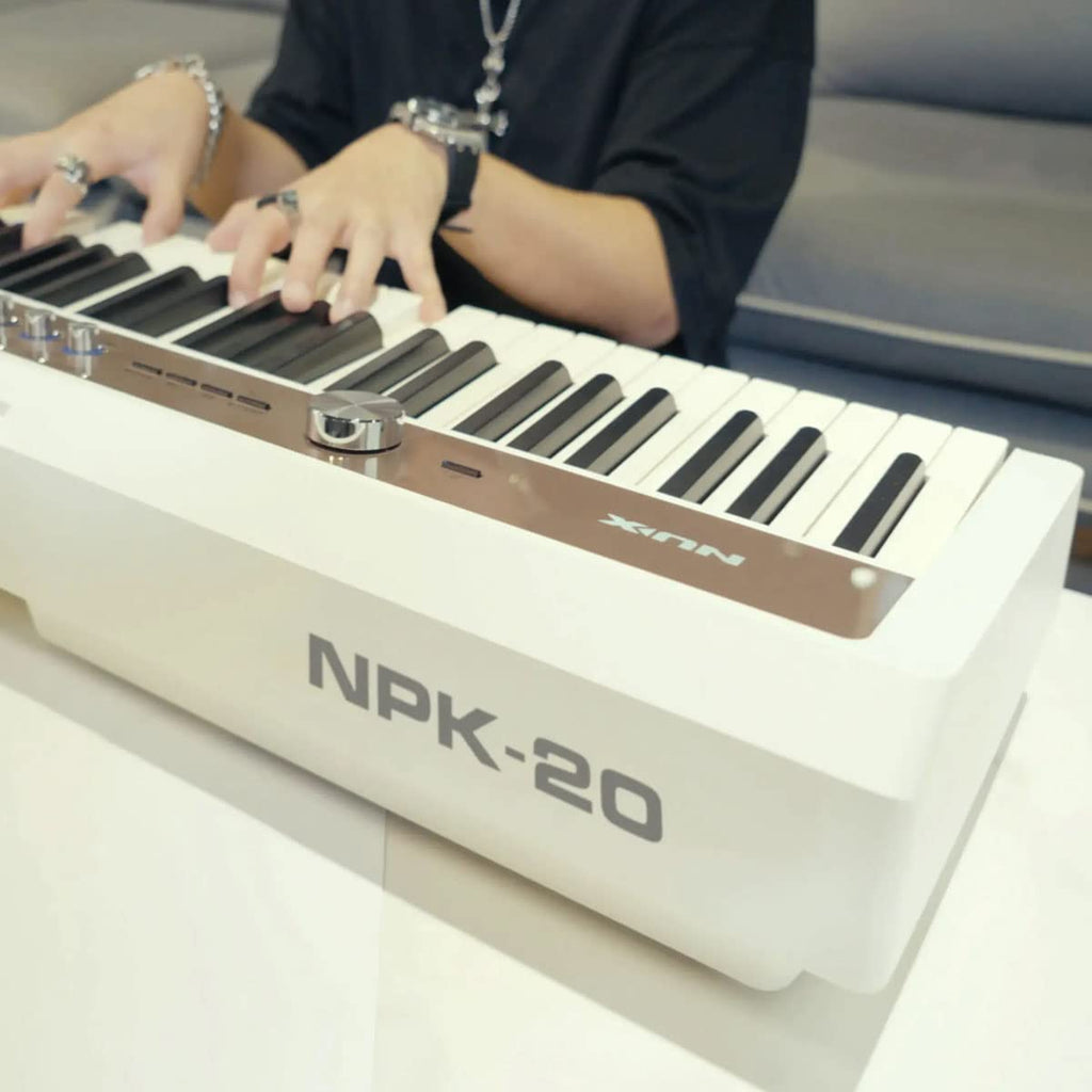 White 88-Key Portable Digital Piano W63255