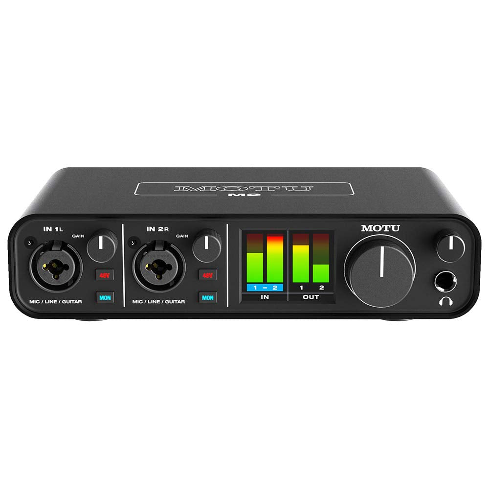 2x2 USB-C Audio Interface with XLR-XLR Cable Bundle H214925