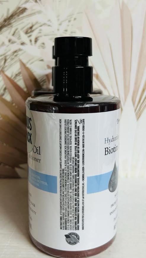 Biotin & Coconut Oil Shampoo and Conditioner Set 16 fl oz X8137