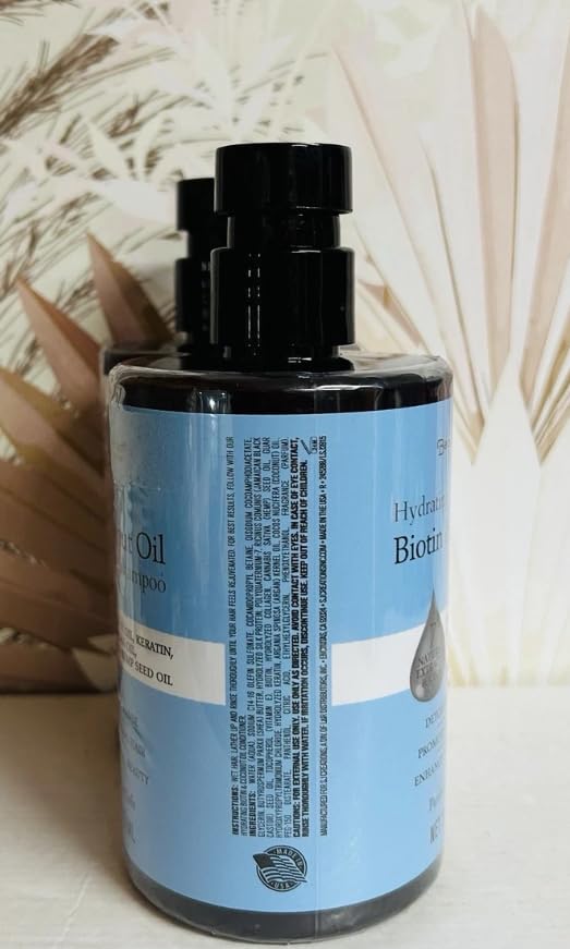 Biotin & Coconut Oil Shampoo and Conditioner Set 16 fl oz X8137