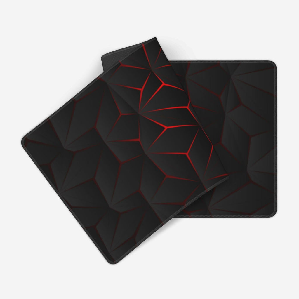 Black Red Large Gaming Mouse Pad 31.5 x 12 inch M603133
