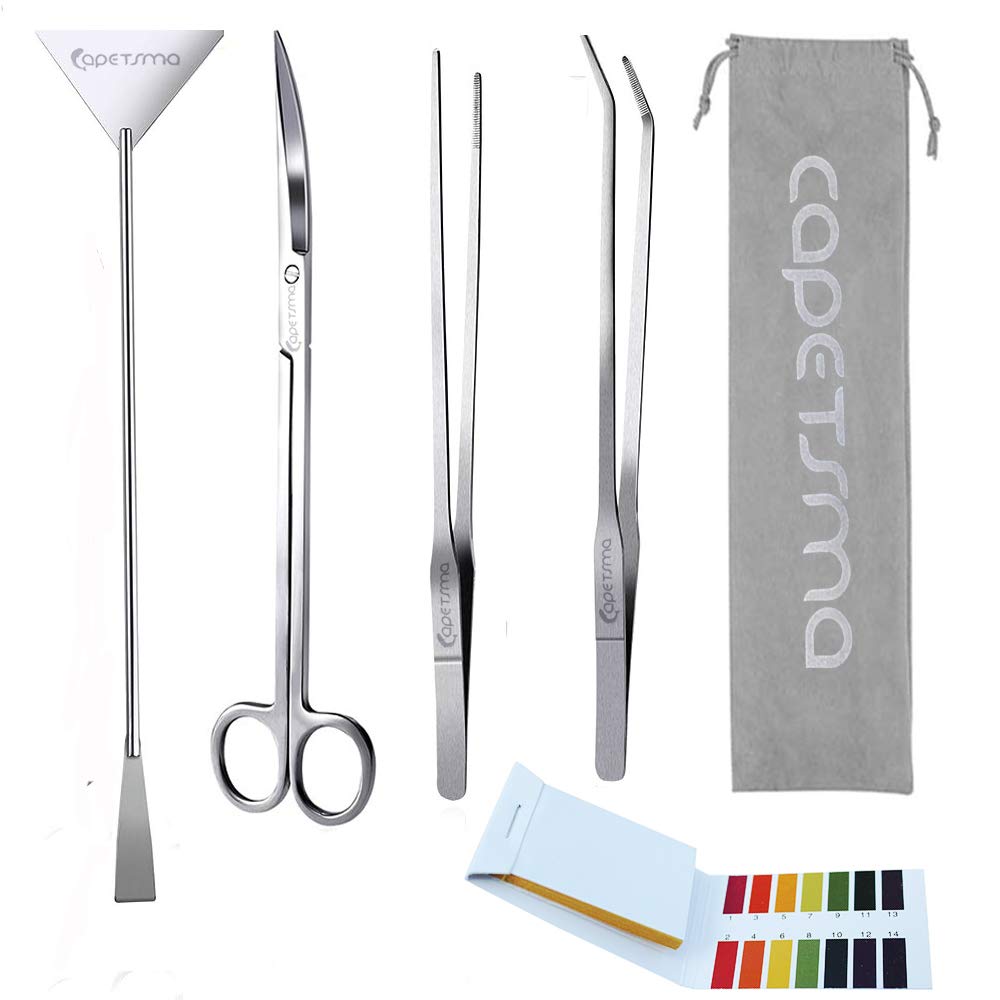 Long Stainless Steel Aquarium Plant Tools Set D71324