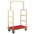 Gold Stainless Steel Bellman Cart T747584