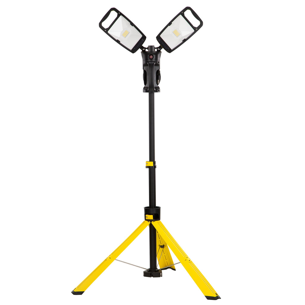 1000 Lumen LED Magnetic Light and 10000 Lumen Work Light with Stand T549216
