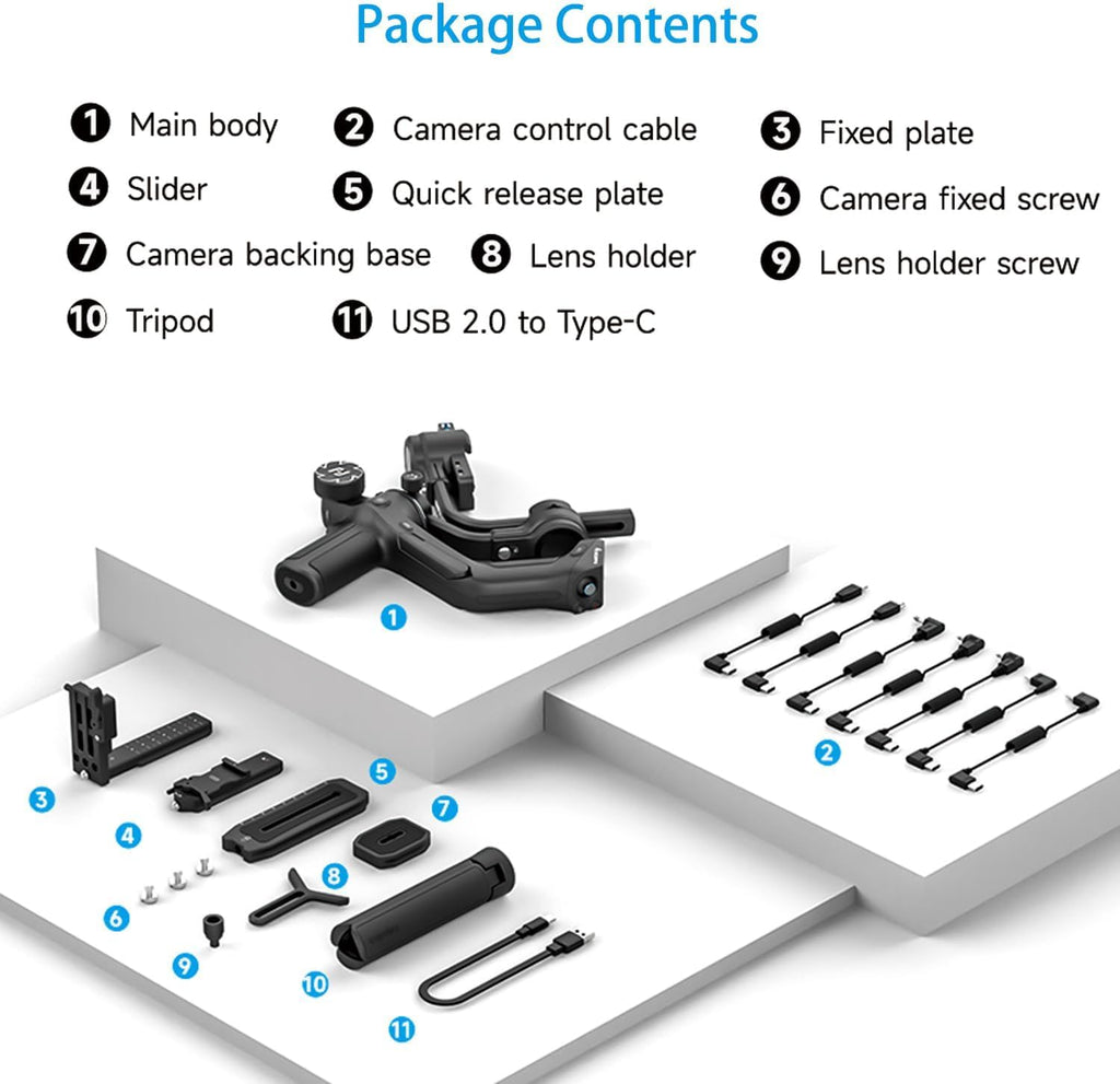 Camera Gimbal Stabilizer with AI Tracking H9214