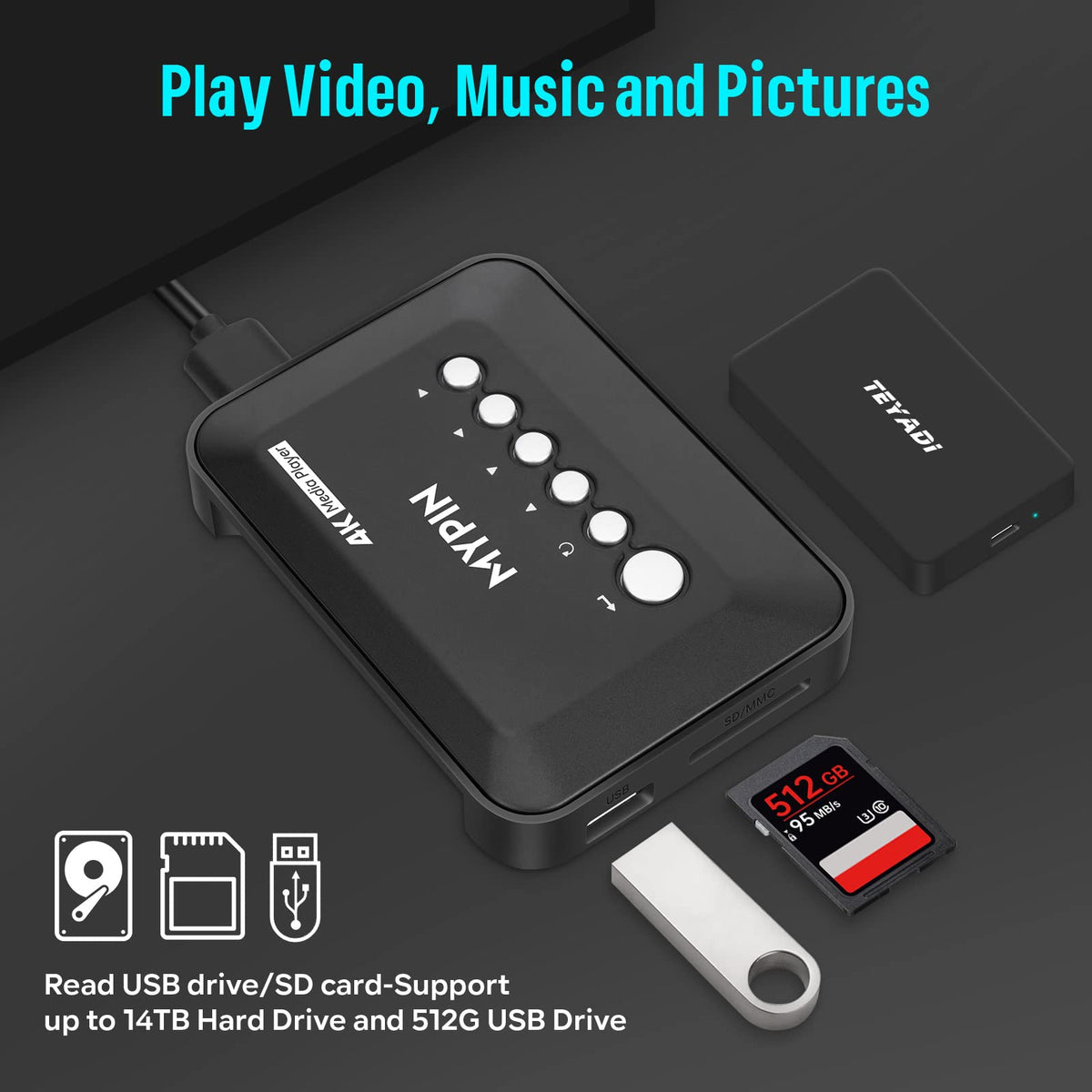 HDMI TV Media Player A487