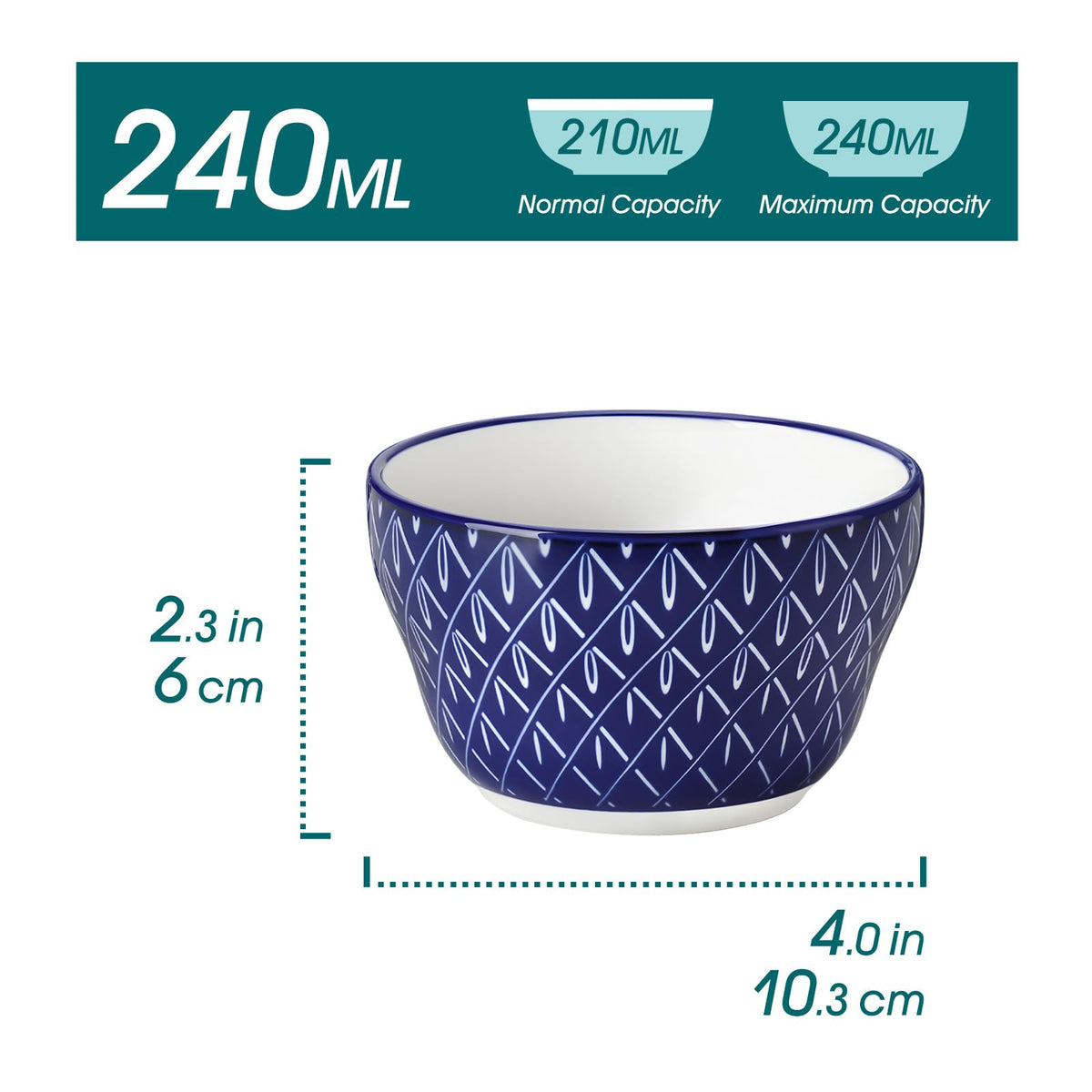 12-Piece Porcelain Bowl & Mug Set X453