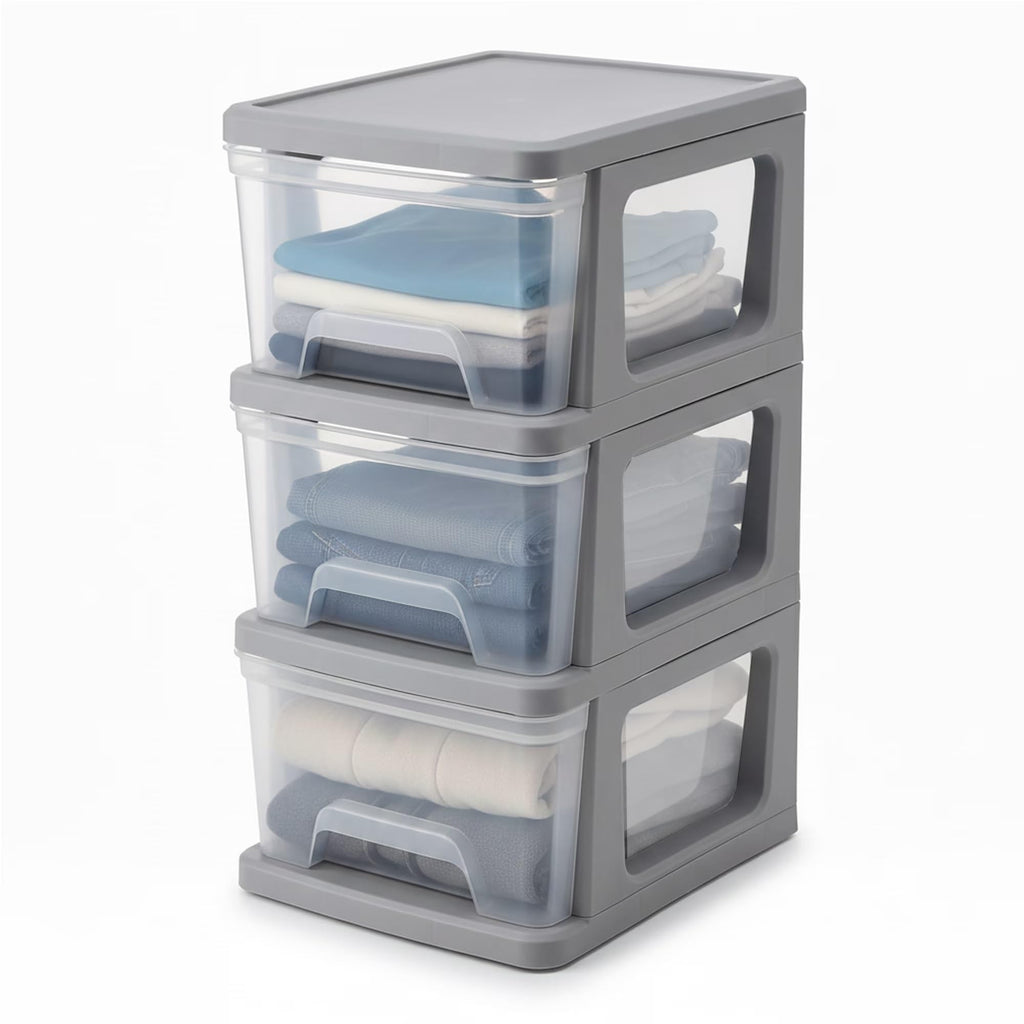 3 Drawer Plastic Storage Cart K598937