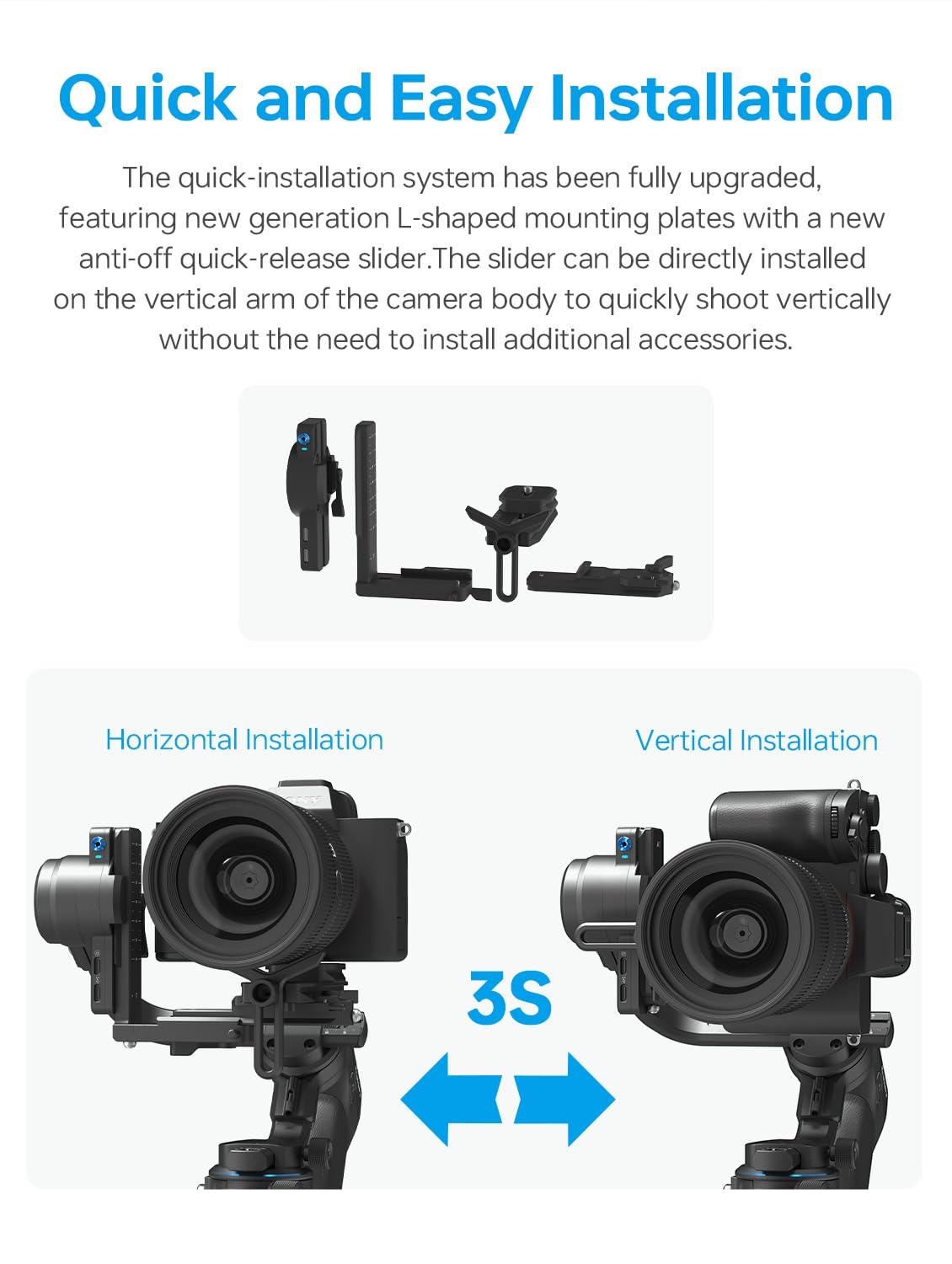 Camera Gimbal Stabilizer with AI Tracking H9214