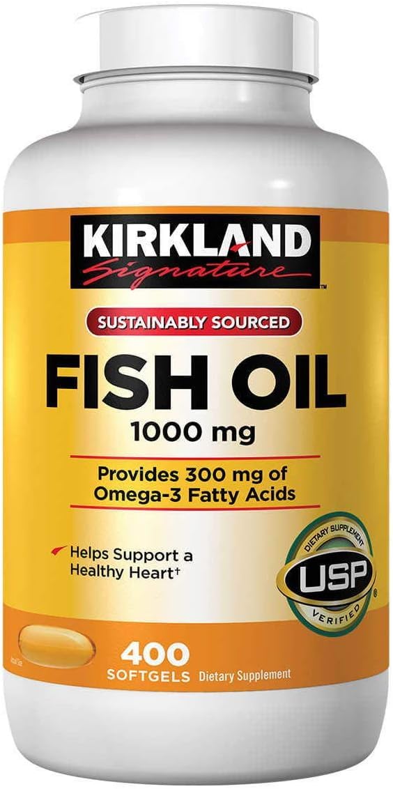 Omega-3 Fish Oil Concentrate 1,000 Mg. 400 Softgels B9668