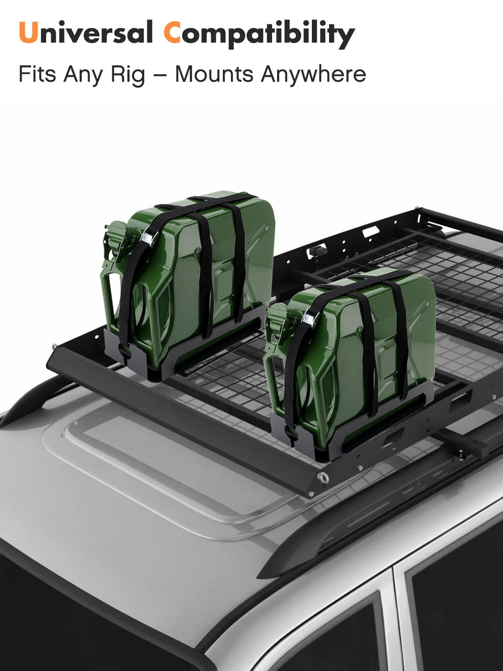 Heavy-Duty Jerry Can Holder with Webbed Strap Y4289