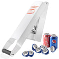 White Wall-Mounted Aluminum Can Crusher F228356