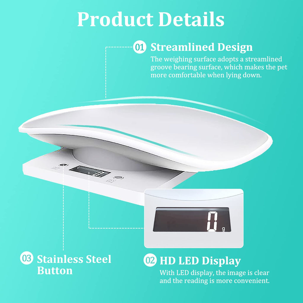 Digital Mini Pet Scale with Tray B48954