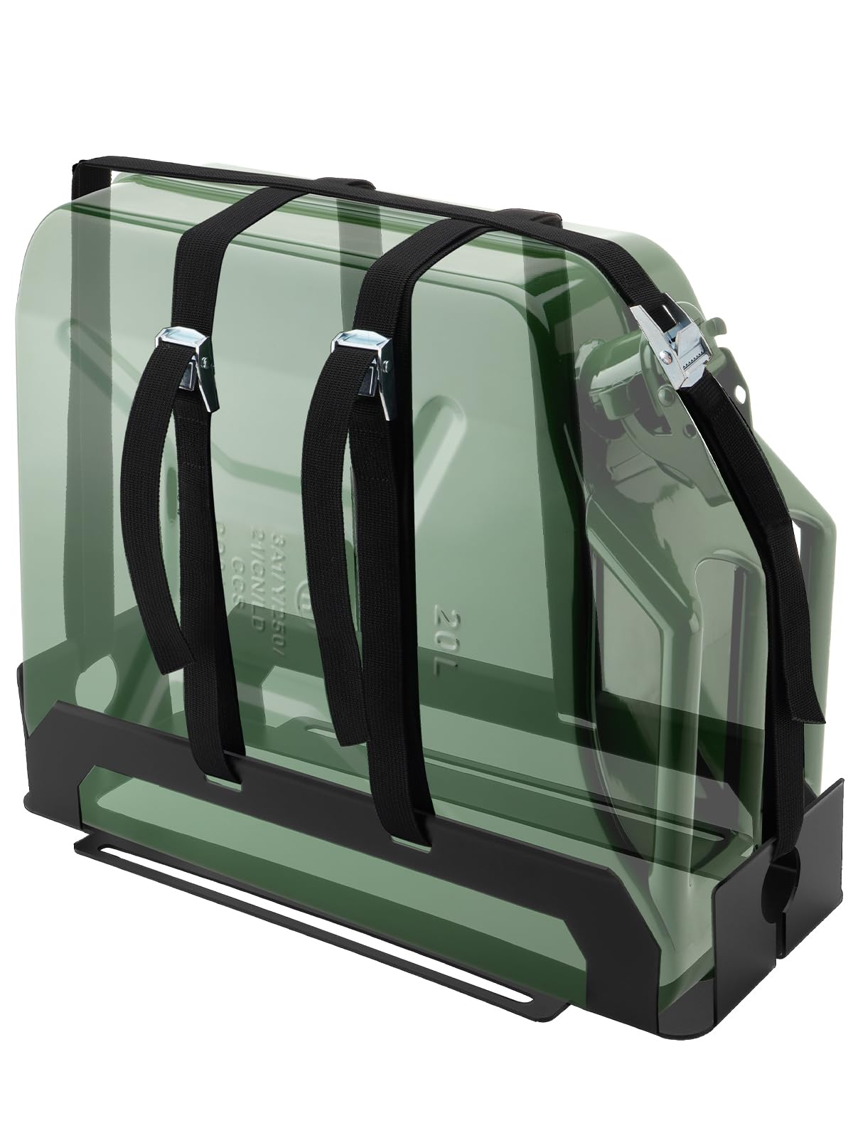 Heavy-Duty Jerry Can Holder with Webbed Strap Y4289