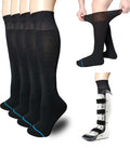 Black 2 Pairs Walking Boot Socks U33875