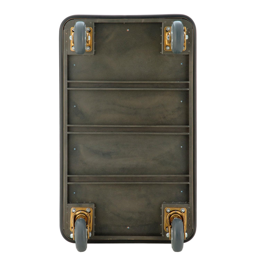 Gold Stainless Steel Bellman Cart T747584