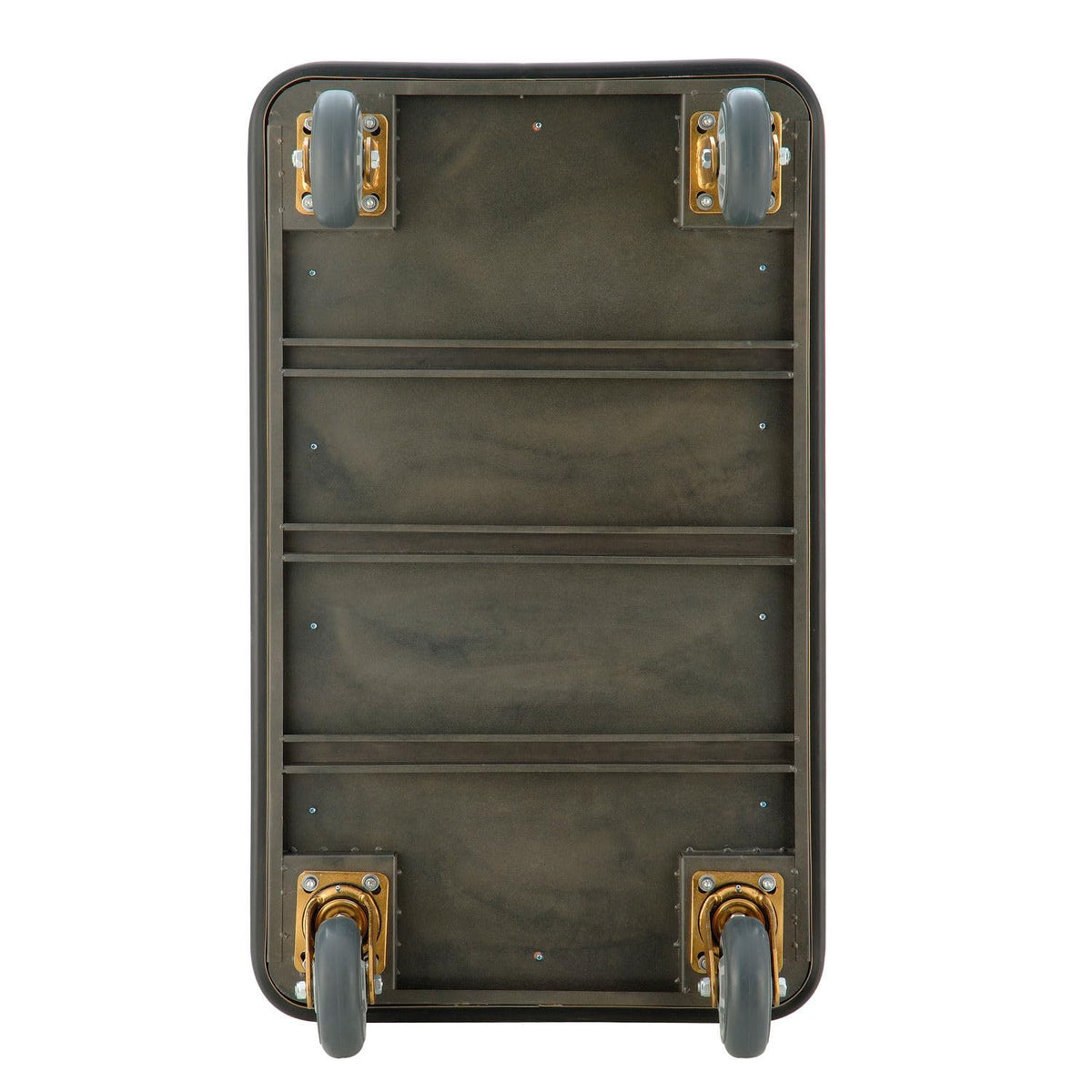 Gold Stainless Steel Bellman Cart T747584