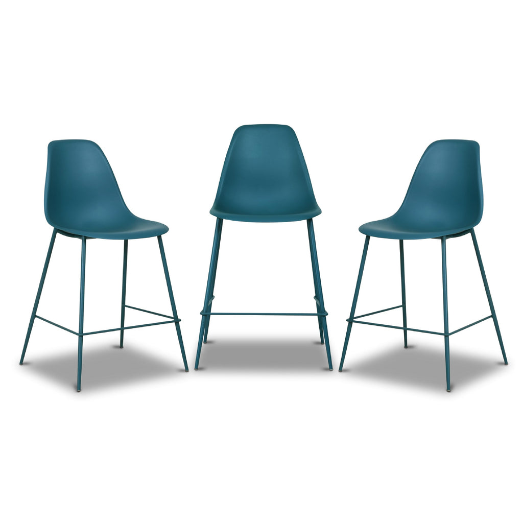 Set of 3 Counter Height Bar Stools N3366