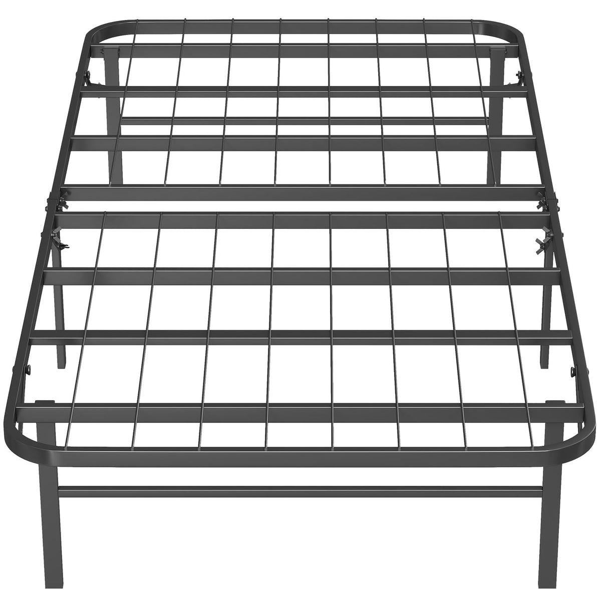 Twin Metal Bed Frame with 6 Legs J933