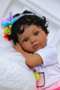 Black 20 Inch Reborn Baby Doll N503