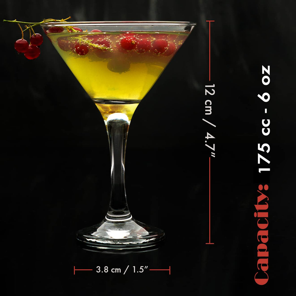 6oz Martini Glasses B592