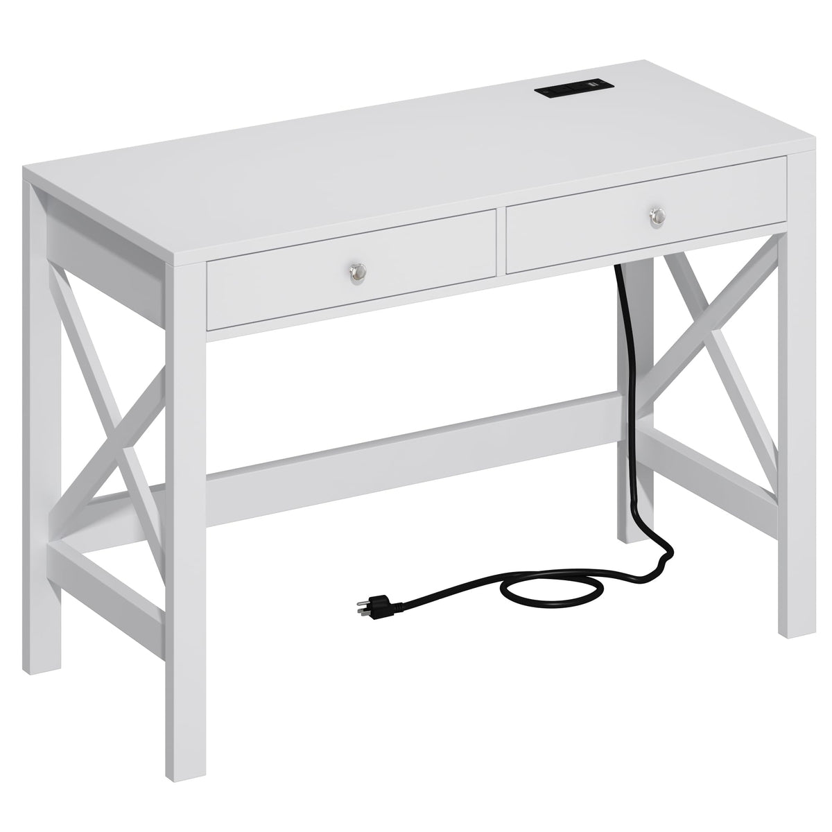 39.4 Inches Computer Desk with 2 Drawers G30538