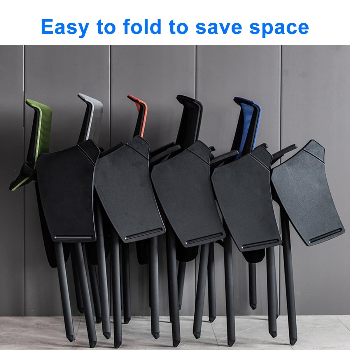 Foldable Mesh Office Chair with Writing Board P363
