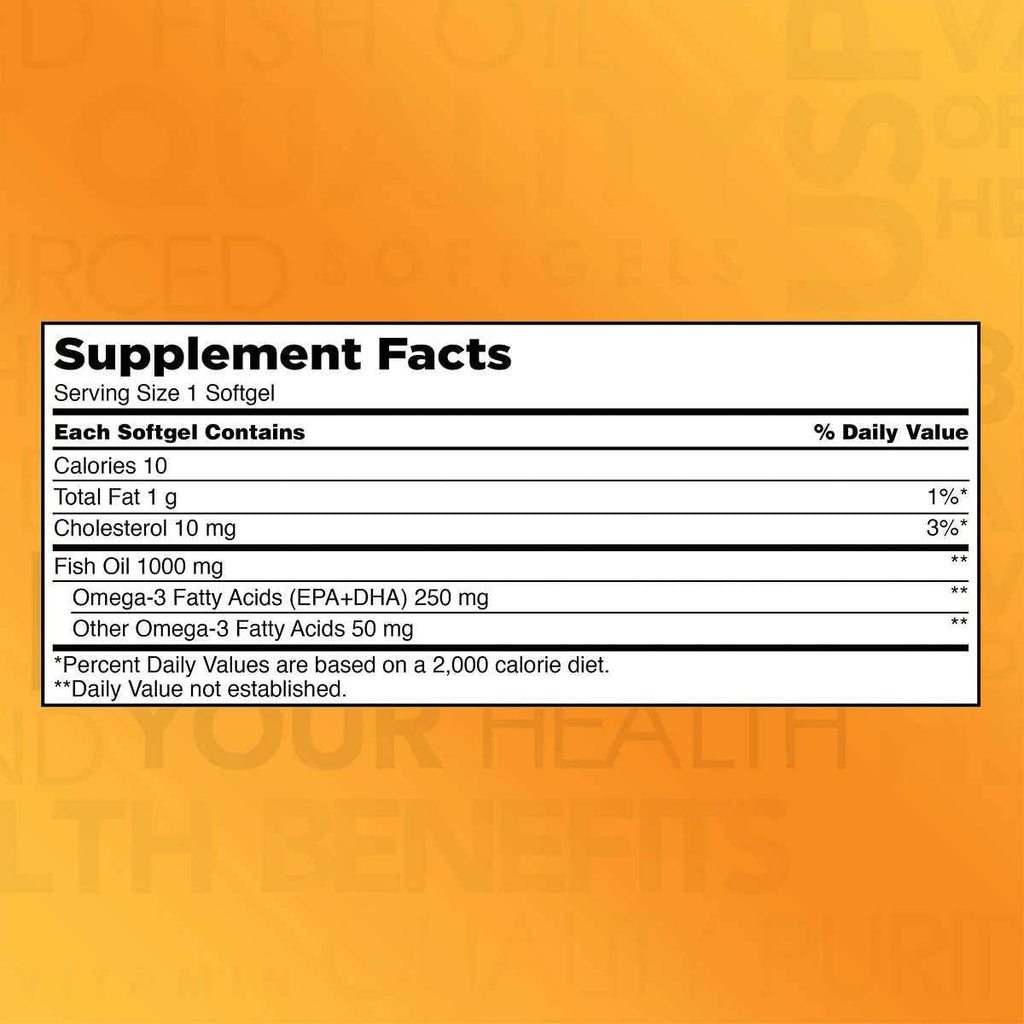 Omega-3 Fish Oil Concentrate 1,000 Mg. 400 Softgels B9668