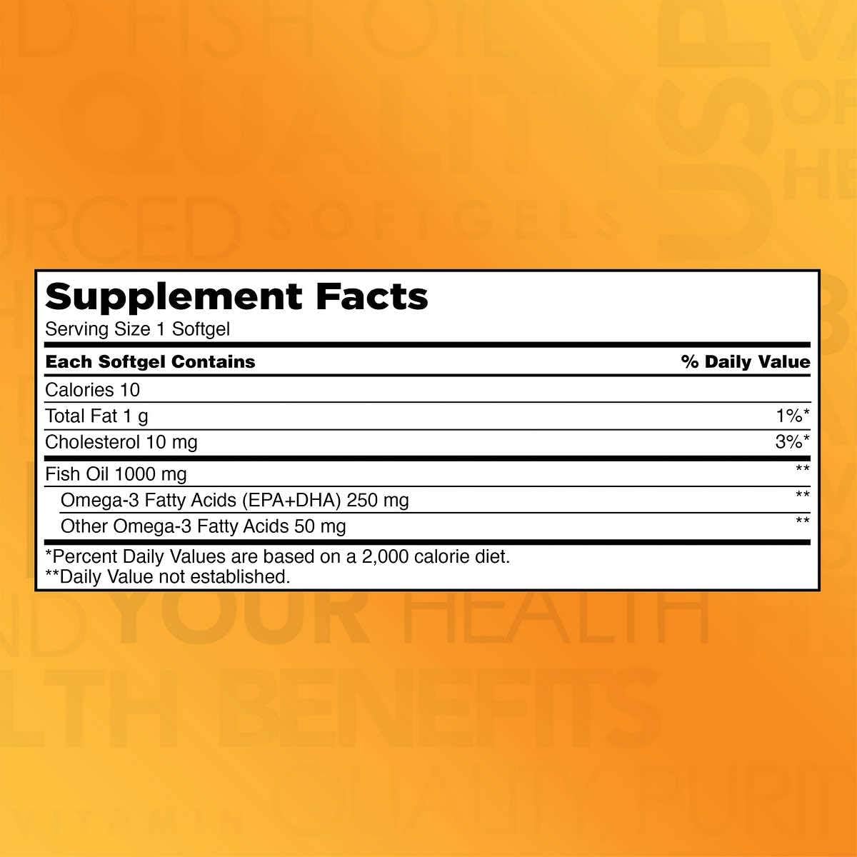 Omega-3 Fish Oil Concentrate 1,000 Mg. 400 Softgels B9668