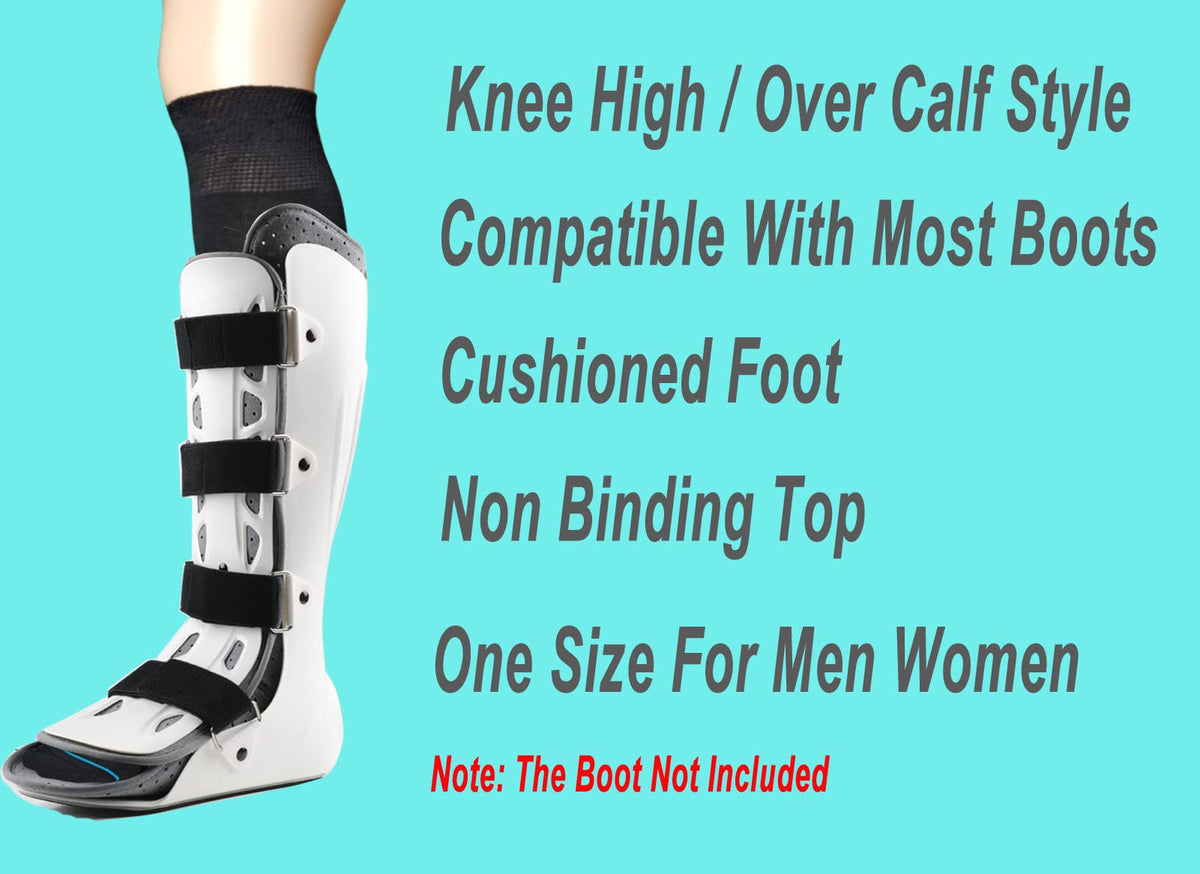 Black 2 Pairs Walking Boot Socks U33875