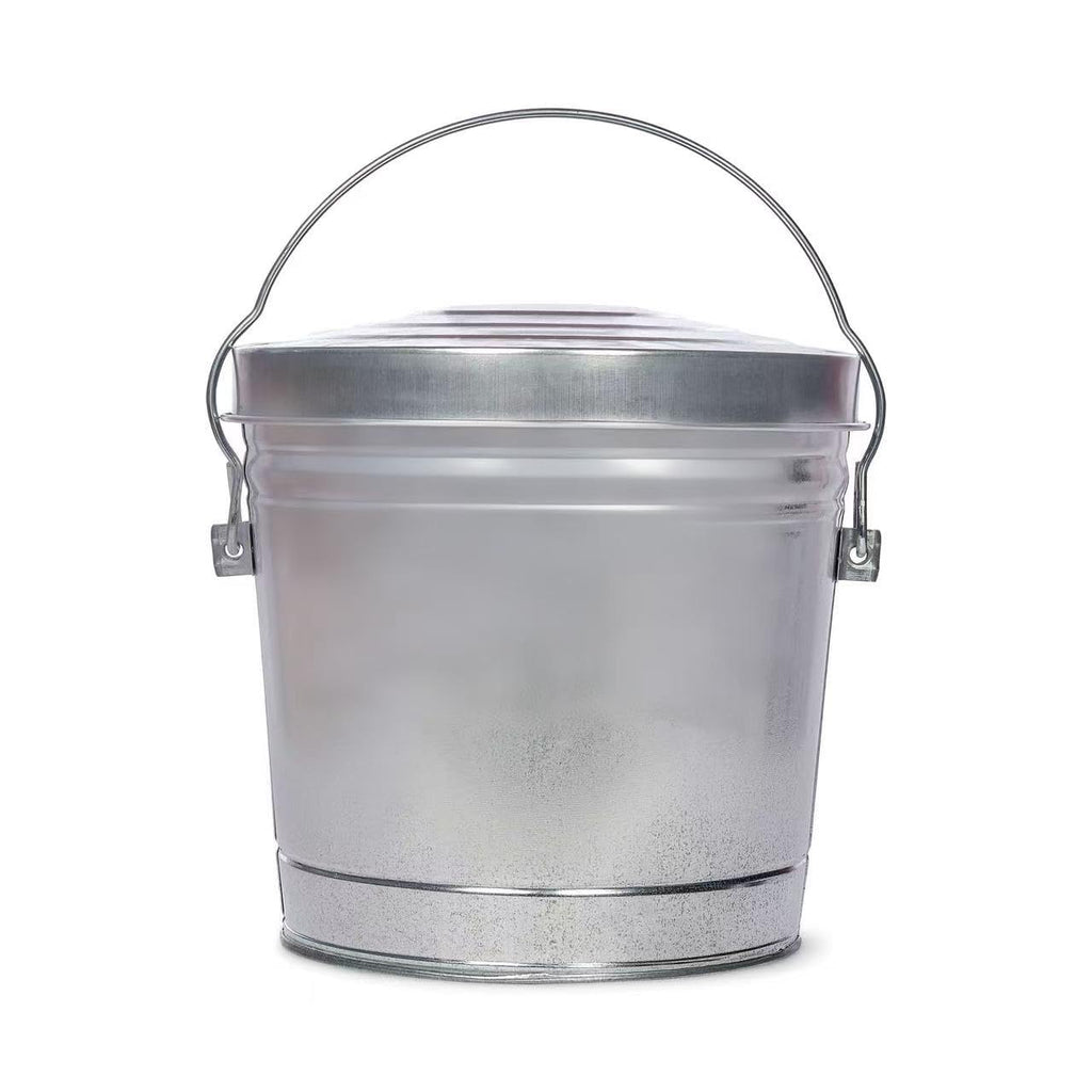 6 Gal Galvanized Steel Can with Locking Lid E3445