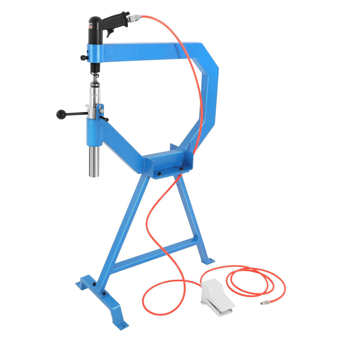 Pneumatic Planishing Hammer with 3 Anvils and Foot Pedal C88112