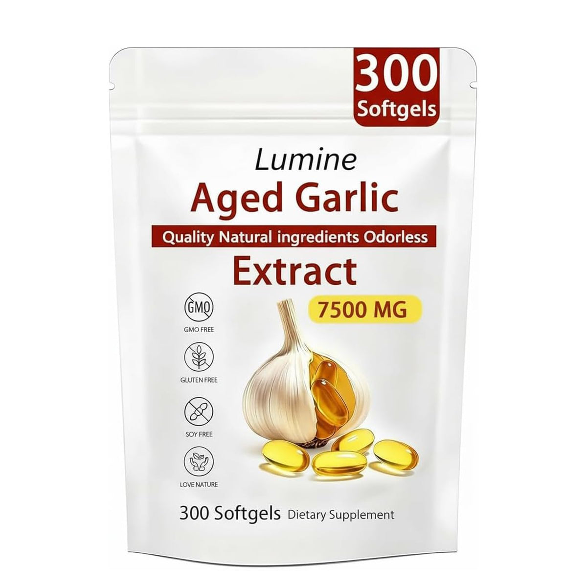 Aged Garlic Extract 300 Softgels X551