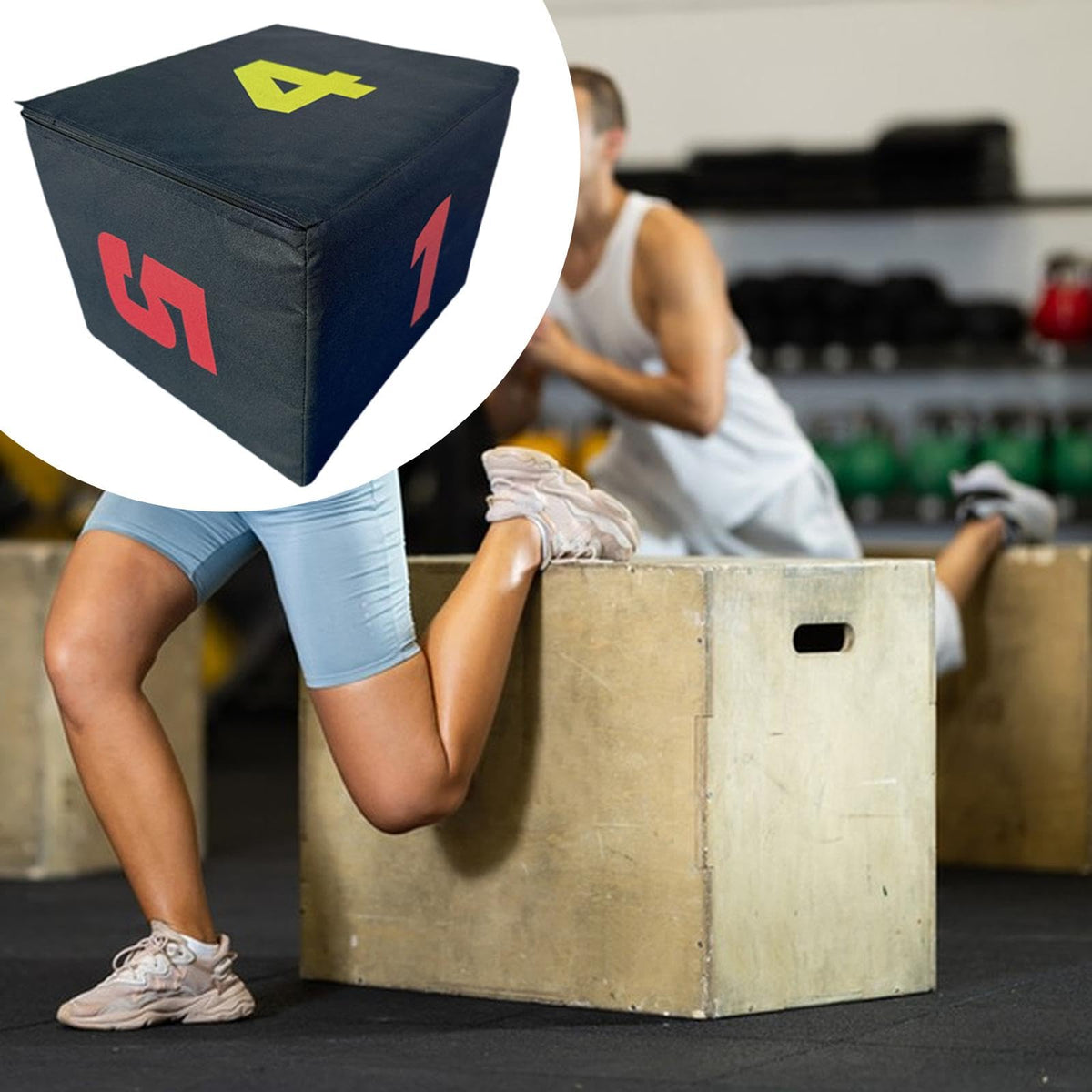 3-in-1 Height Adjustable Plyometric Jump Box H345405
