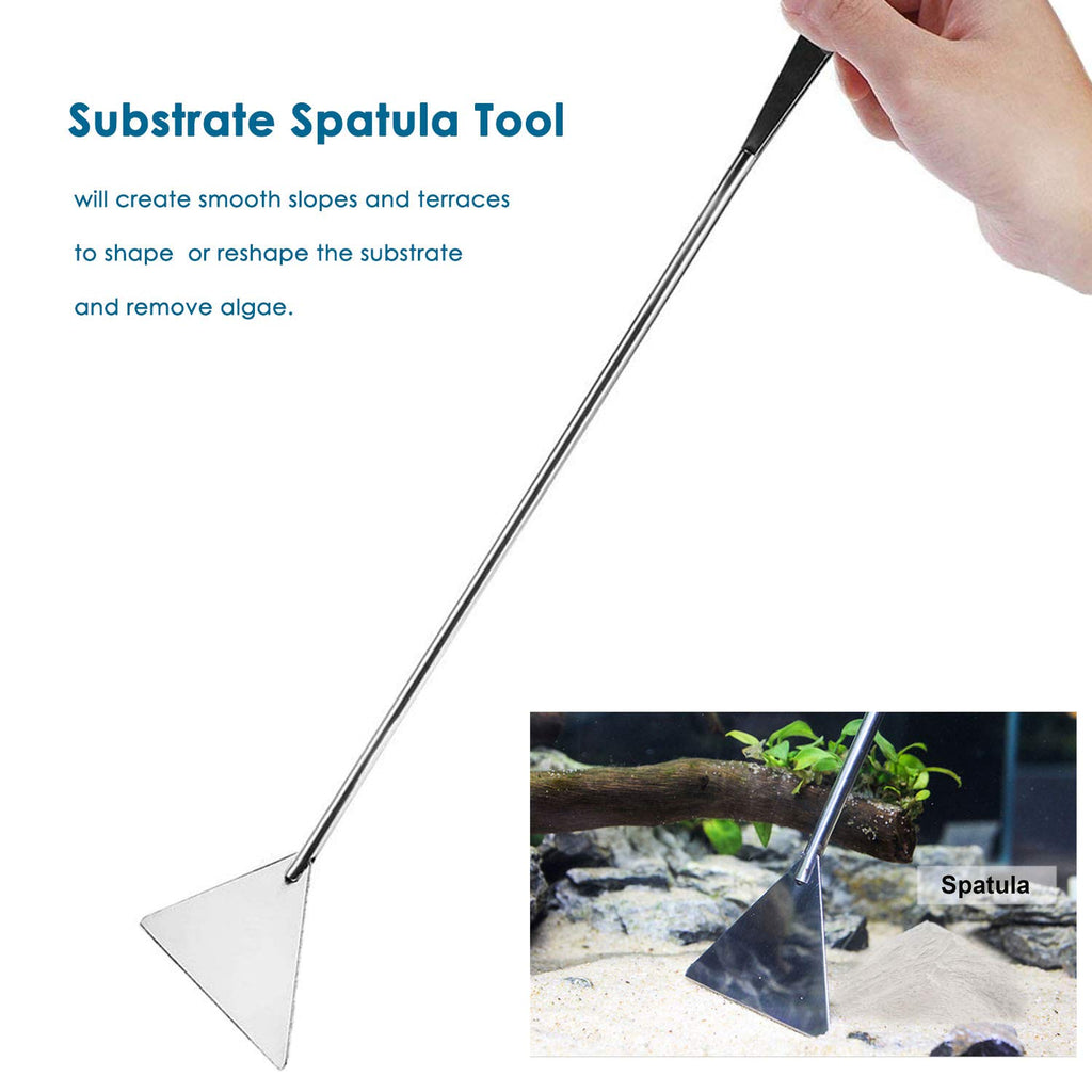Long Stainless Steel Aquarium Plant Tools Set D71324
