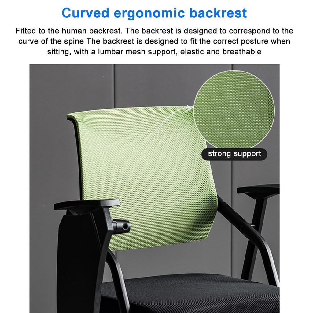 Foldable Mesh Office Chair with Writing Board P363