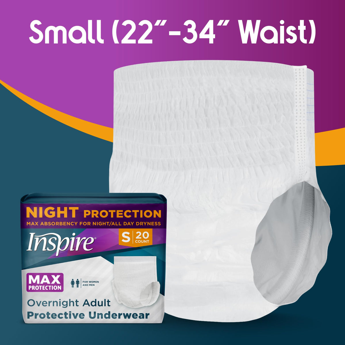 Adult Diapers Max Absorbency Leak Proof Incontinence Underwear V24579