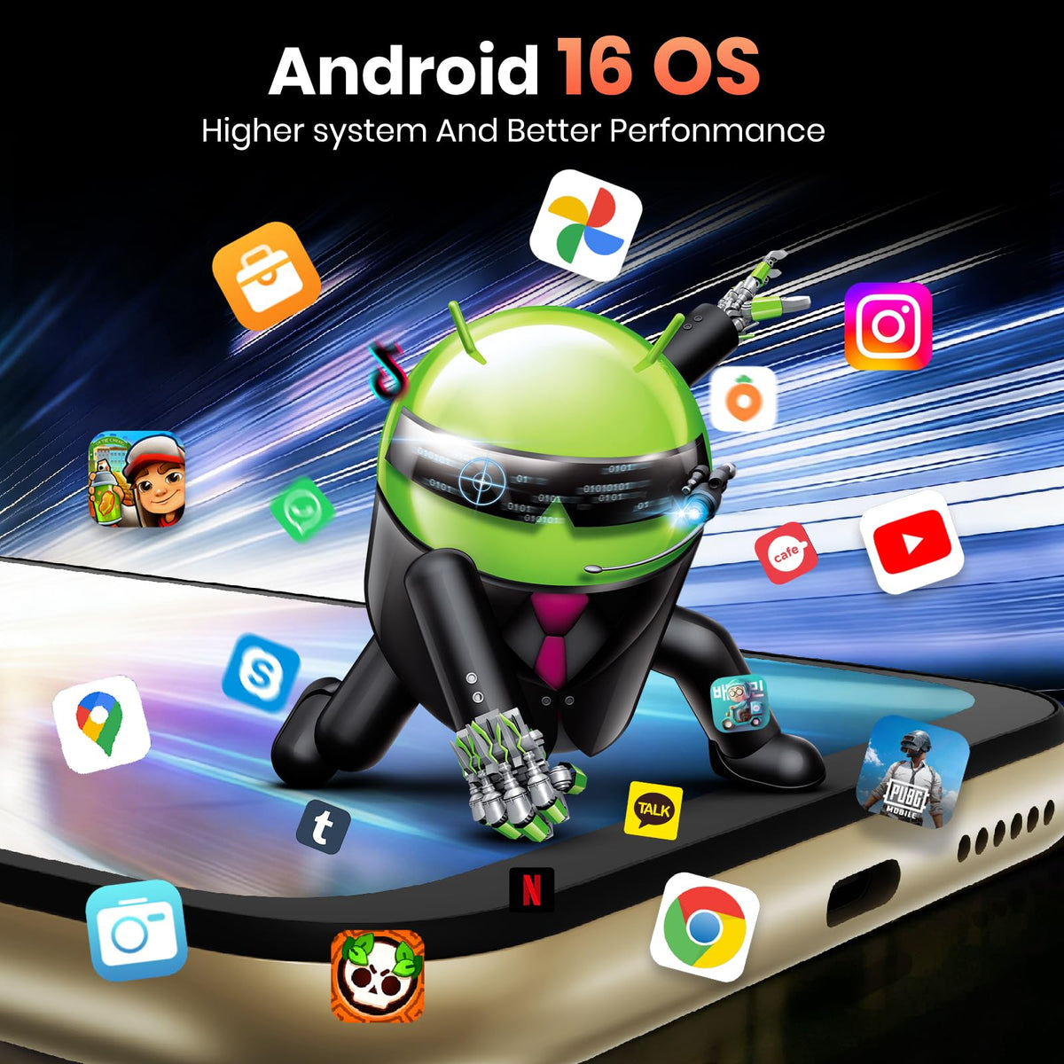 Unlocked 32GB+256GB+2TB Android Smartphone L89695