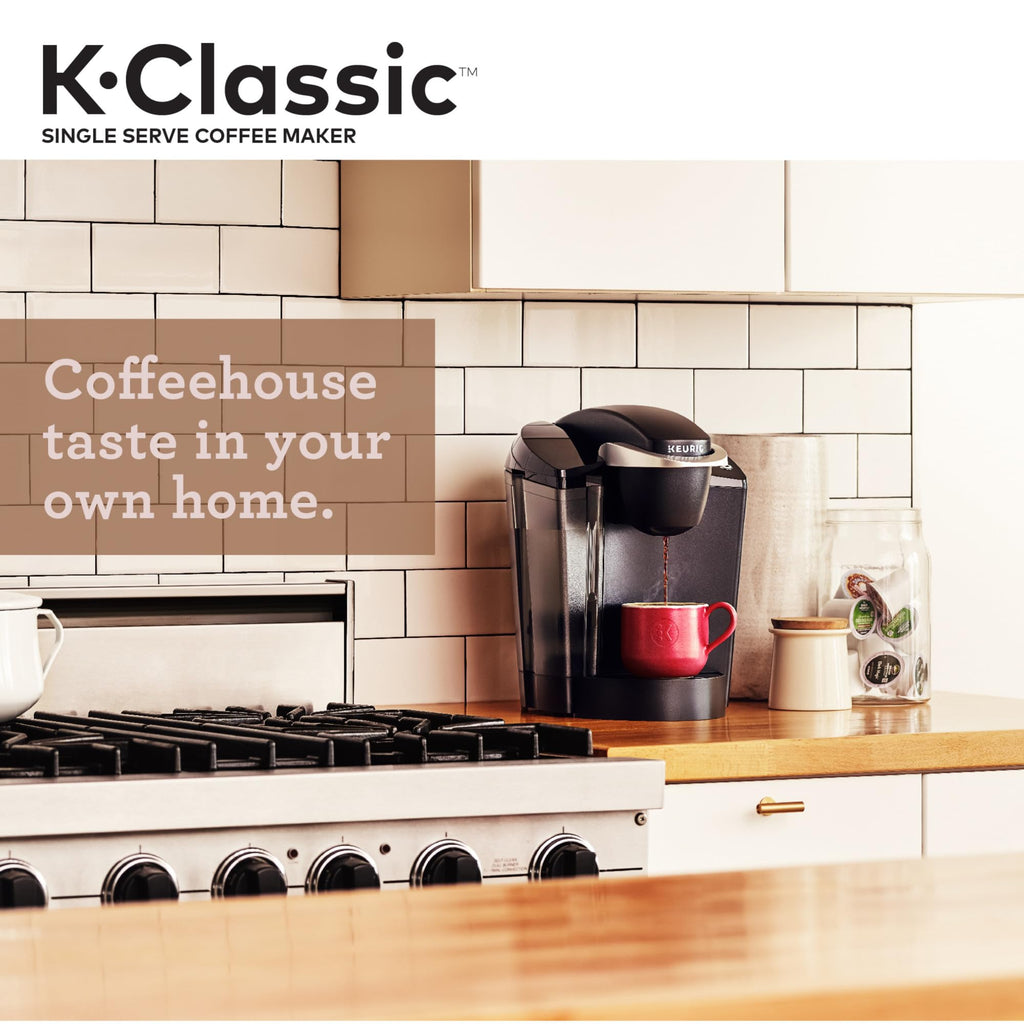 Single Serve K-Cup Pod Coffee Maker with 3 Brew Sizes, Black G515