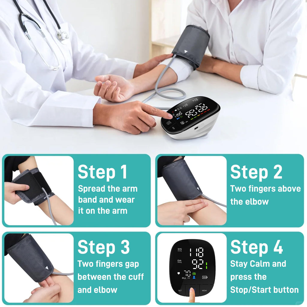 Automatic Upper Arm Blood Pressure Monitor with Large Cuff J8941