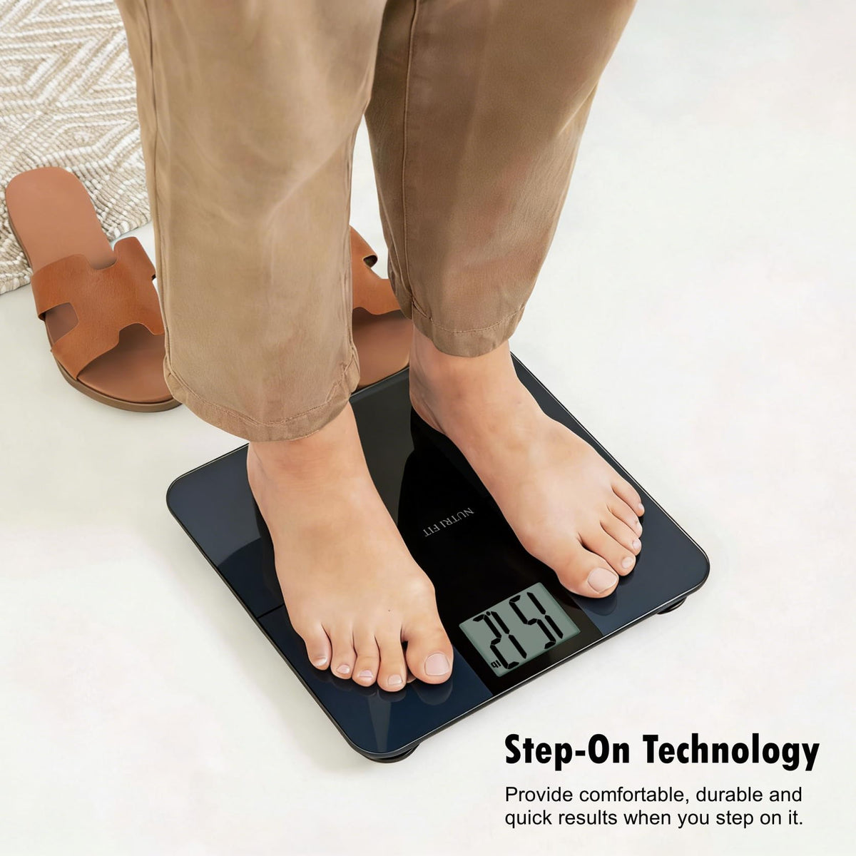Digital Bathroom Scale 550lb Extra Large Display Z7900