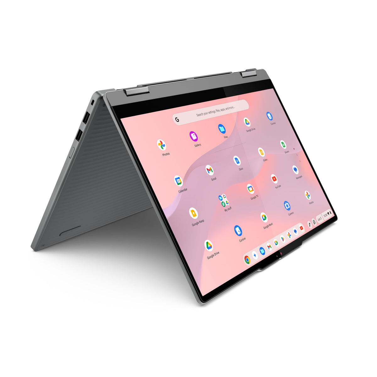 2-in-1 Lightweight Laptop 14" WUXGA IPS Touchscreen 4GB RAM 128GB UFS Luna Grey J52835