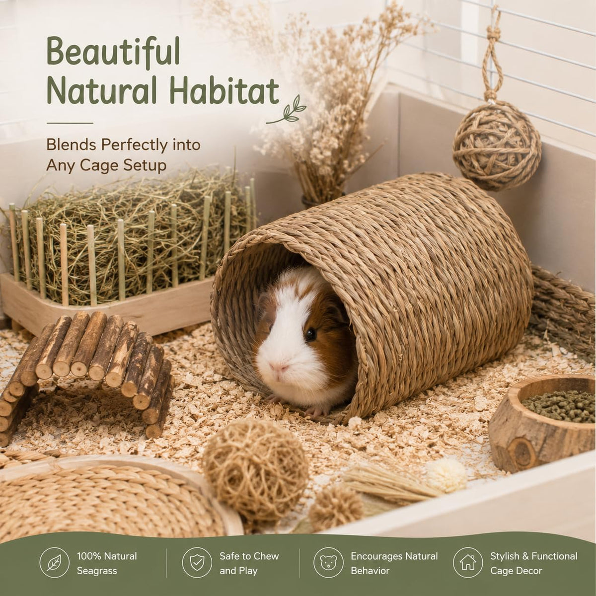 Natural Seagrass Bunny Tunnel D946674