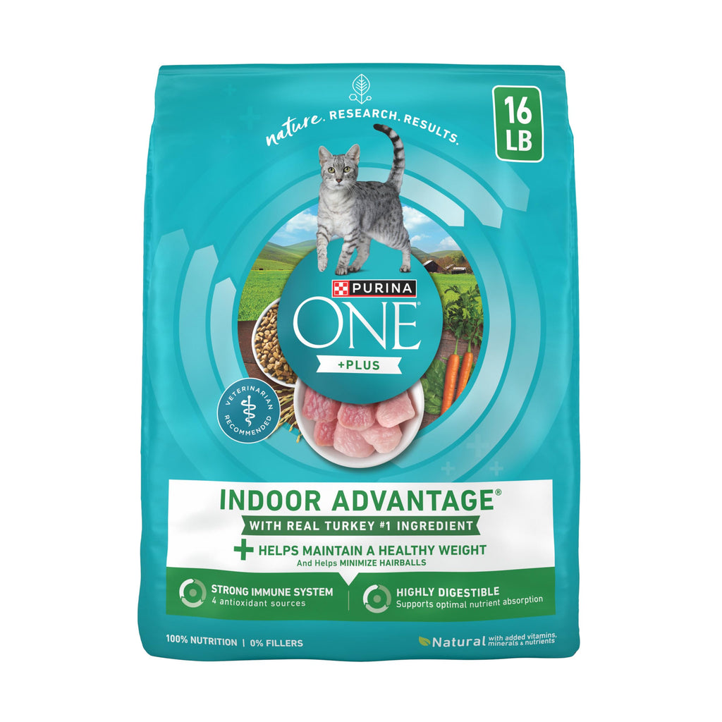 Indoor Weight Control Dry Cat Food 16 lb Bag A761840