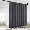 Grey 120 by 84 Inch Blackout Curtain Panel K6757
