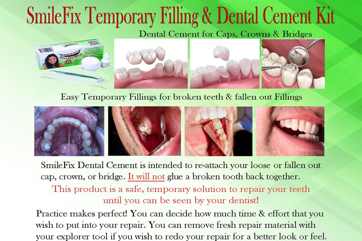 Dental Cement & Filling Repair Kit X53658