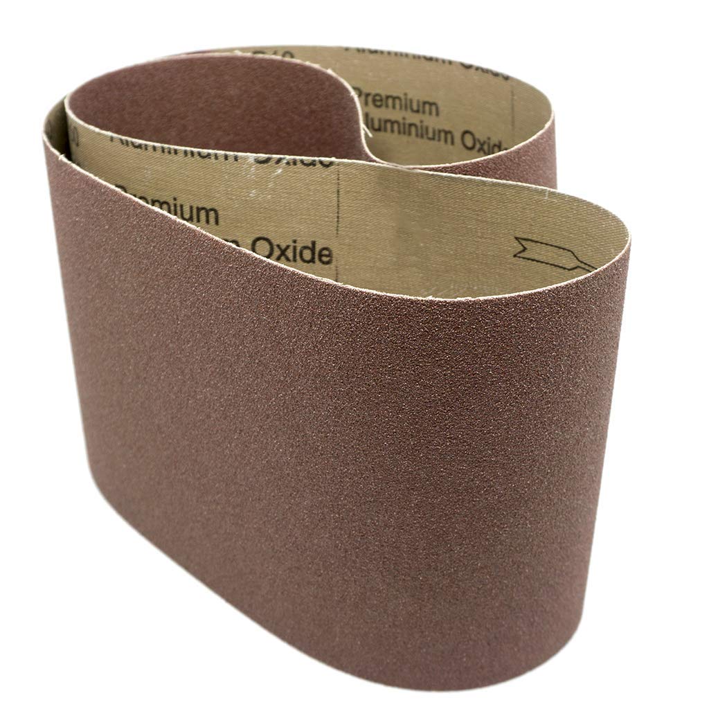 6” x 48” Aluminum Oxide Sanding Belts 120 Grit 2 Pack F3859